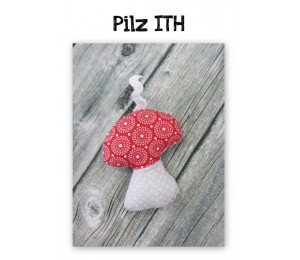 ITH Stickdatei - Figur Anhänger Pilz